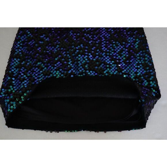 SHO by Tadashi Shoji Women's Sz XXS Shamrock Sequin Body-Con Cocktail Dress - Picture 11 of 16